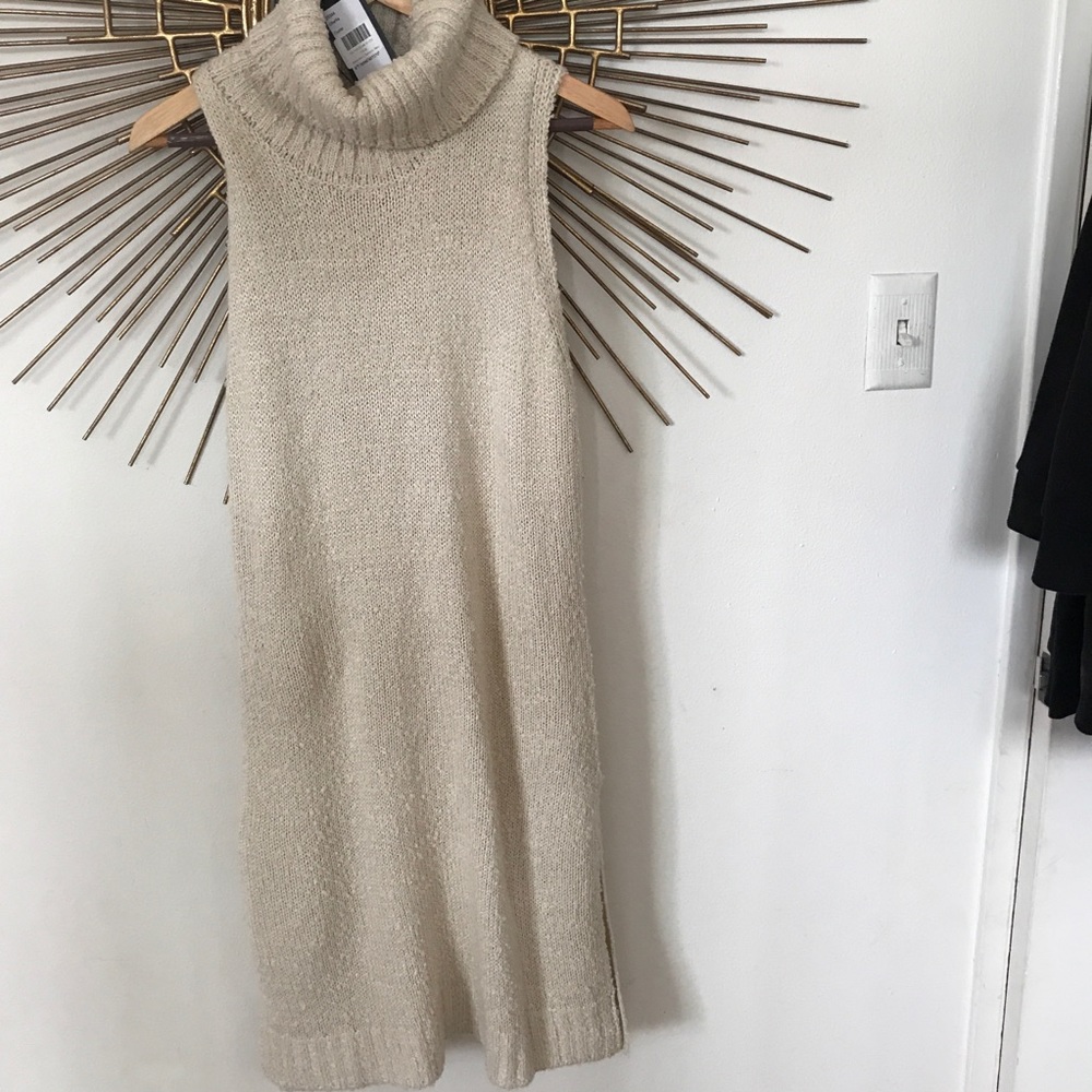 YEST Knit Sweater Dress w/ Side Slits